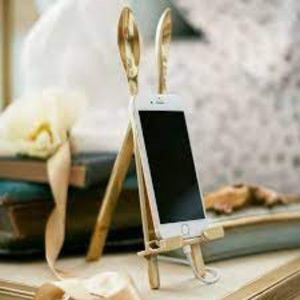 The Emily & Meritt Bunny Ear Easel Phone Holder